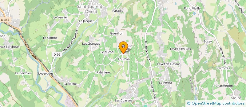 localisation de l'entreprise JC2A à MONTSAUCHE-LES-SETTONS