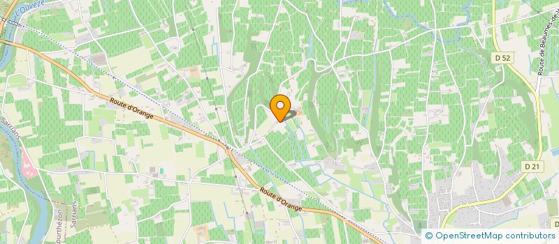 localisation de l'entreprise JC2A  SARRIANS