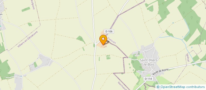 localisation de l'entreprise JC2A AGRICULTURE  VILLIERS-EN-DESUVRE