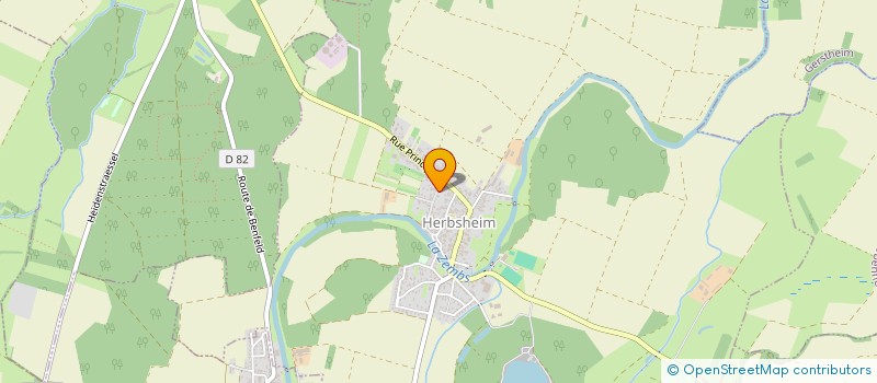 localisation de l'entreprise JC2M  HERBSHEIM