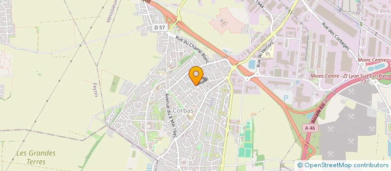 localisation de l'entreprise JC2N à CORBAS