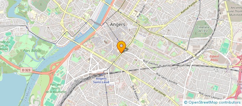 localisation de l'entreprise JC2R à ANGERS