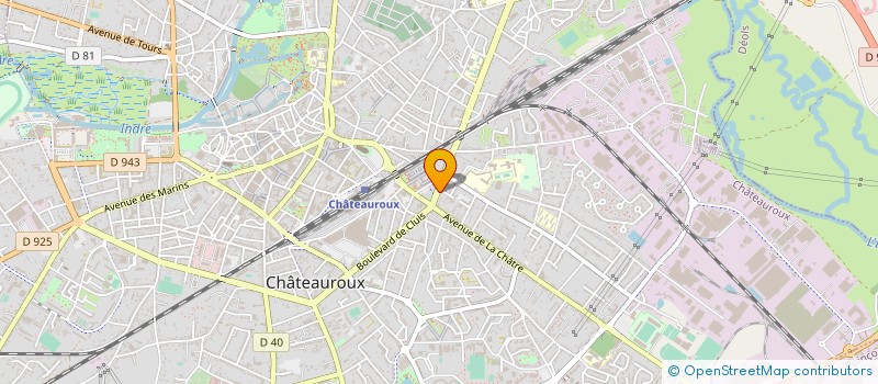localisation de l'entreprise JC2R à CHATEAUROUX