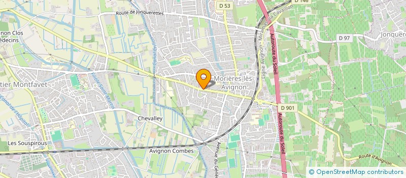 localisation de l'entreprise JC2T  MORIERES-LES-AVIGNON