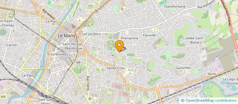 localisation de l'entreprise JC3G IMMOBILIER  LE MANS