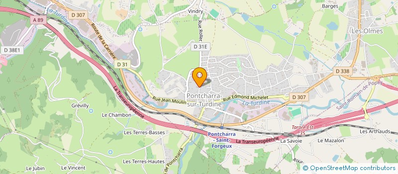 localisation de l'entreprise JC4B à VINDRY-SUR-TURDINE