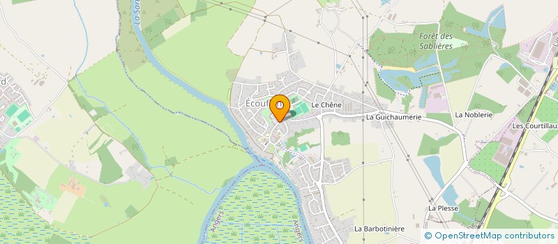 localisation de l'entreprise JC5M  ECOUFLANT