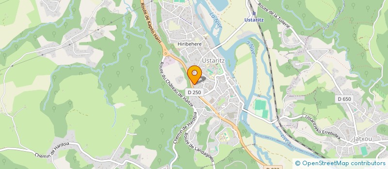 localisation de l'entreprise JC64  USTARITZ