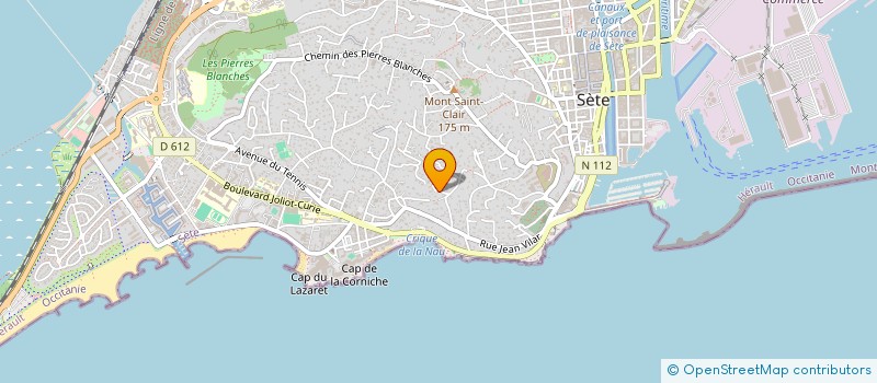 localisation de l'entreprise JC7 HOLDING à SETE