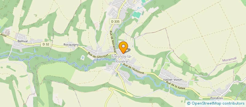 localisation de l'entreprise JCA  FRESNOY-LA-RIVIERE