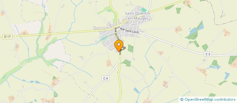 localisation de l'entreprise JCA à MONTREVAULT-SUR-EVRE