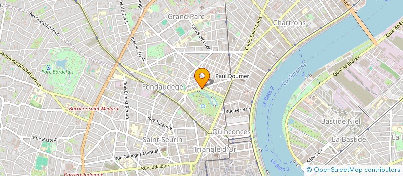 localisation de l'entreprise JCA  BORDEAUX