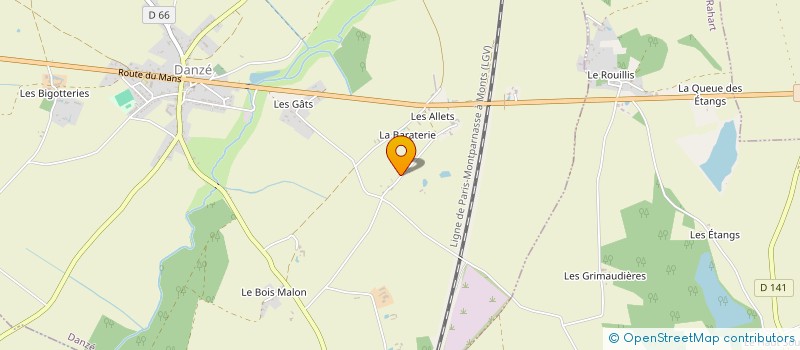 localisation de l'entreprise JCA AGENCEMENT à DANZE