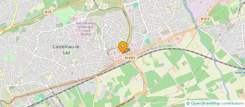 localisation de l'entreprise JCA CASTELNAU  CASTELNAU-LE-LEZ