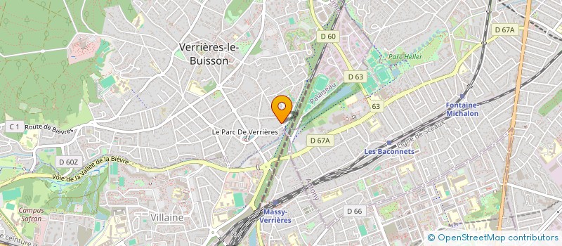 localisation de l'entreprise JCA CONSULTING à VERRIERES-LE-BUISSON
