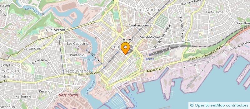 localisation de l'entreprise JCA COURTAGE à BREST