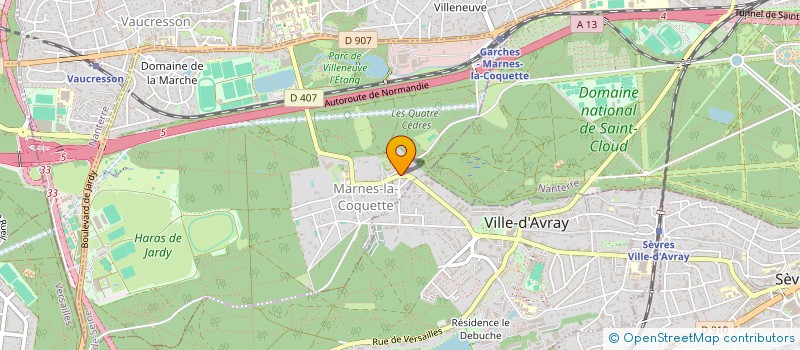 localisation de l'entreprise JCA DEY à MARNES LA COQUETTE
