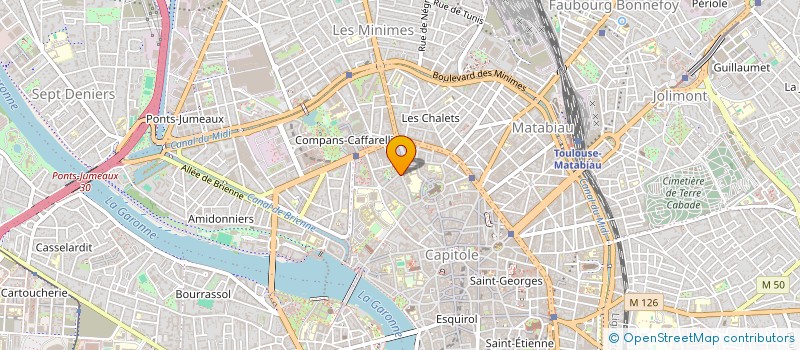 localisation de l'entreprise JCA FINANCE à TOULOUSE