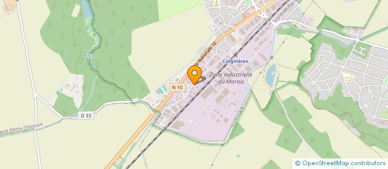 localisation de l'entreprise JCA LOCATION à COIGNIERES
