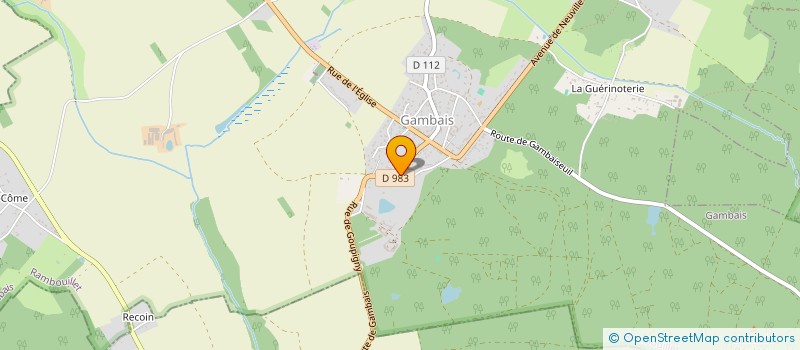 localisation de l'entreprise JCA SERVICES  GAMBAIS