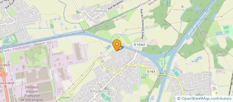 localisation de l'entreprise JCAB  BILLY-BERCLAU