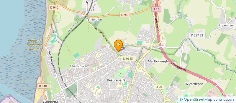 localisation de l'entreprise JCAB  WIMILLE