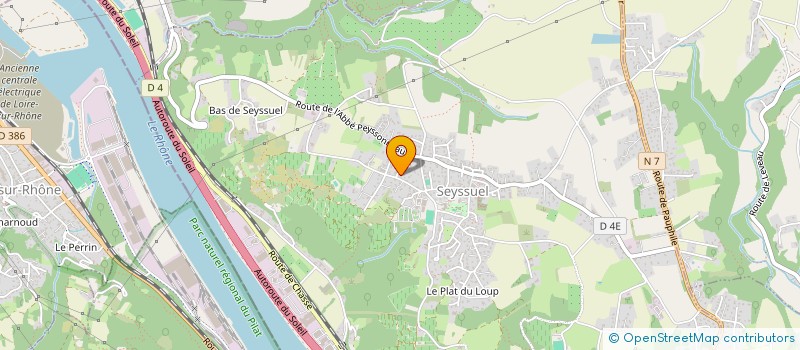 localisation de l'entreprise JCAD  VILLETTE-DE-VIENNE