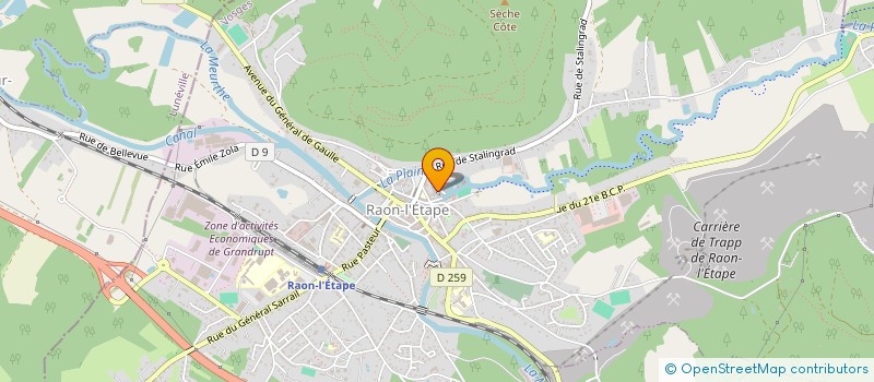 localisation de l'entreprise JCAE CAPITAL  RAON-L'ETAPE