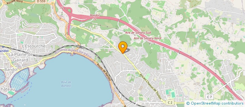 localisation de l'entreprise JCAM  SANARY-SUR-MER