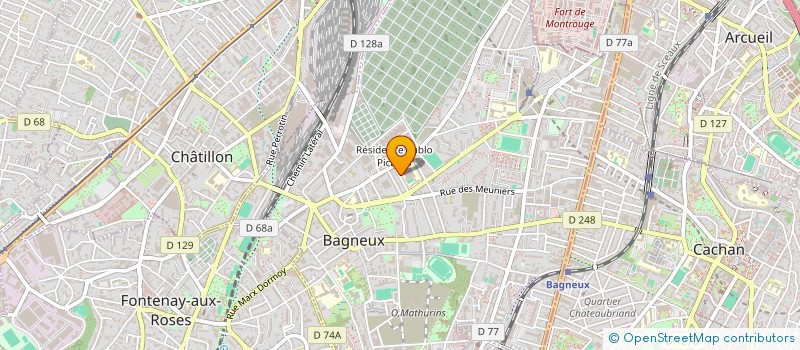 localisation de l'entreprise JCAP à BAGNEUX
