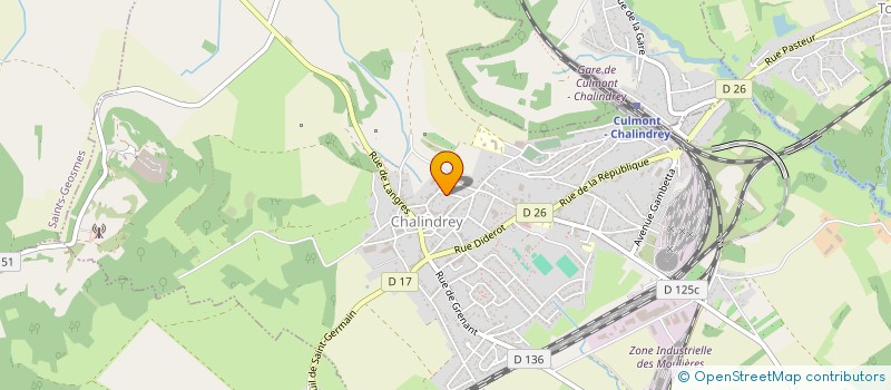 localisation de l'entreprise JCARO à CHALINDREY