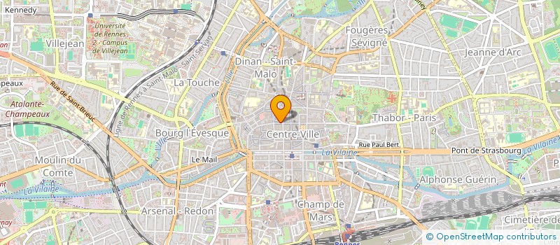 localisation de l'entreprise JCB à RENNES
