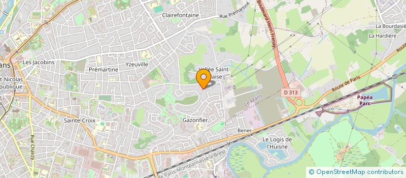 localisation de l'entreprise JCB à LE MANS