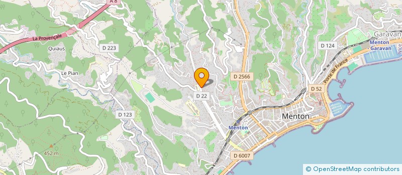localisation de l'entreprise JCB  MENTON