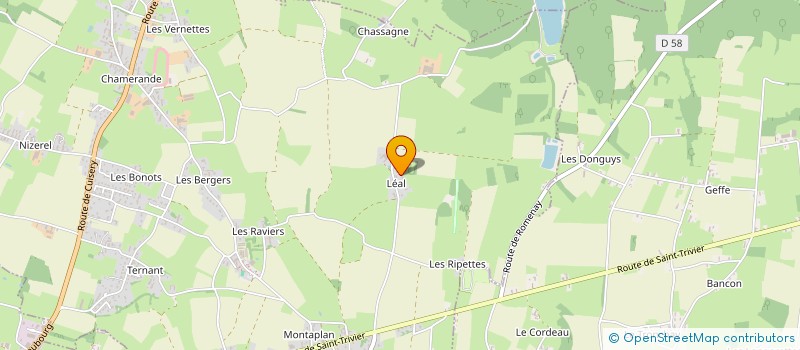 localisation de l'entreprise JCB à SAINT-BENIGNE