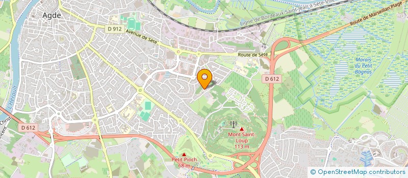 localisation de l'entreprise JCB  AGDE