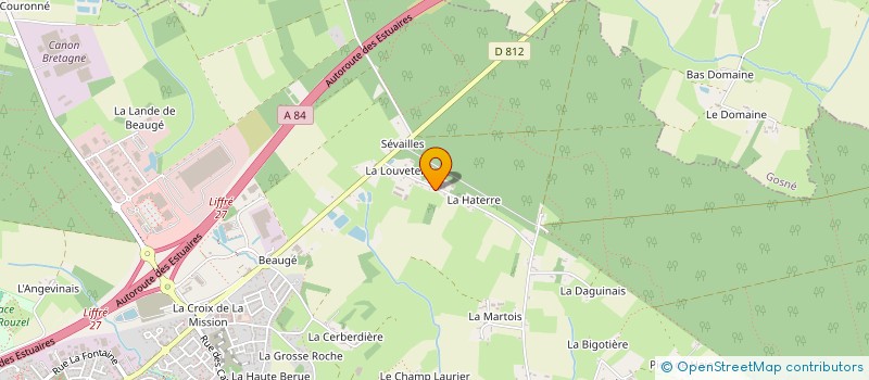 localisation de l'entreprise JCB AQUATIQUE PAYSAGE  LIFFRE