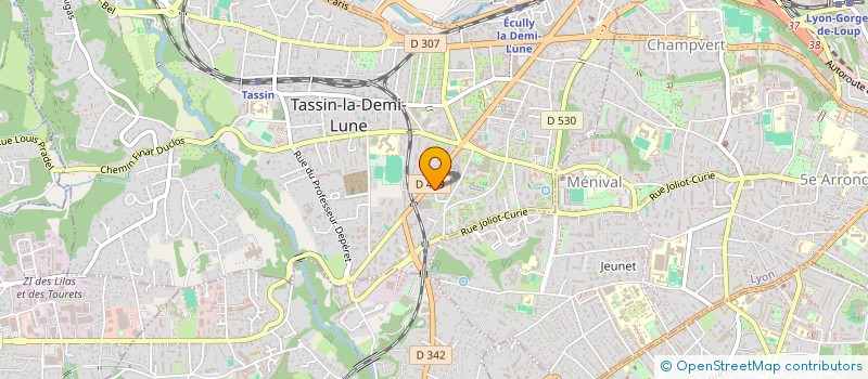 localisation de l'entreprise JCB  BATISERVICES  TASSIN-LA-DEMI-LUNE