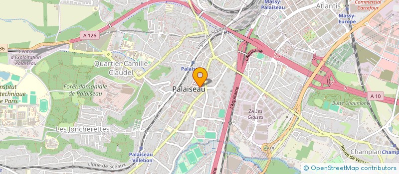 localisation de l'entreprise JCB DIFFUSION à PALAISEAU