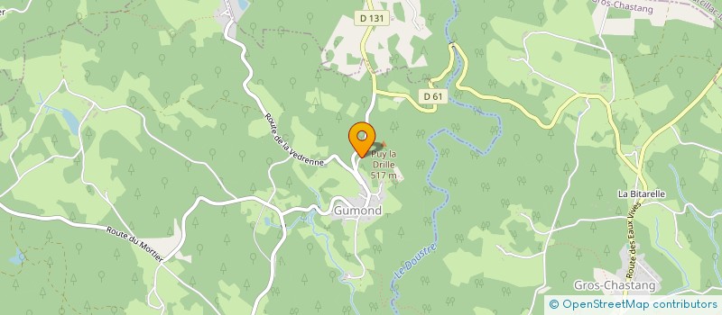 localisation de l'entreprise JCB EDIT  GROS-CHASTANG