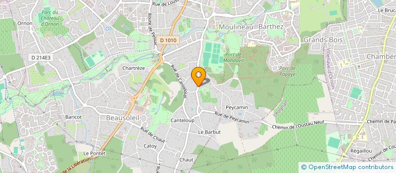 localisation de l'entreprise JCB INVEST  GRADIGNAN