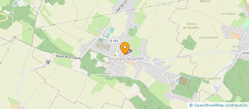 localisation de l'entreprise JCB MENUISERIE  BOUVIGNY-BOYEFFLES