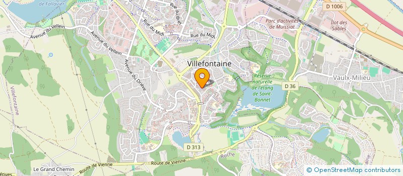 localisation de l'entreprise JCB VISION  VILLEFONTAINE