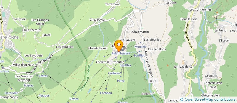 localisation de l'entreprise JCB2 à BELLEVAUX