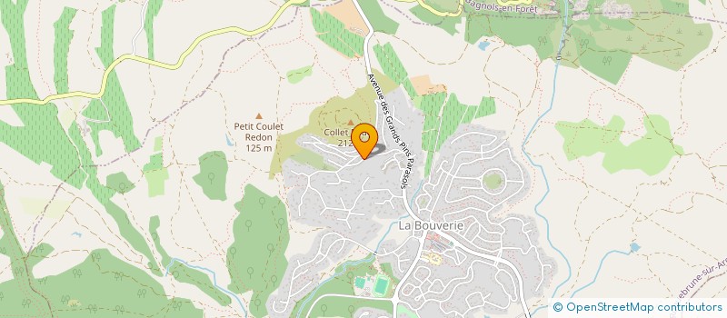 localisation de l'entreprise JCB2M à ROQUEBRUNE-SUR-ARGENS
