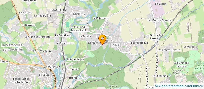 localisation de l'entreprise JCBB ERAGNY  METTRAY