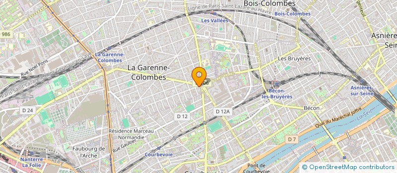 localisation de l'entreprise JCBDIGITAL  LA GARENNE-COLOMBES