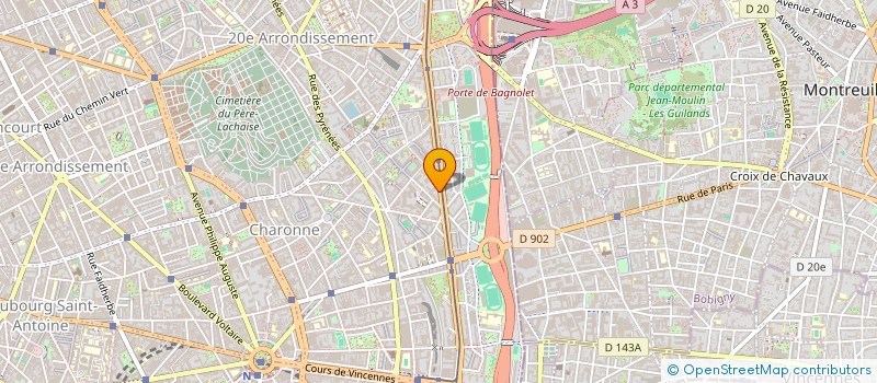 localisation de l'entreprise JCBE  PARIS