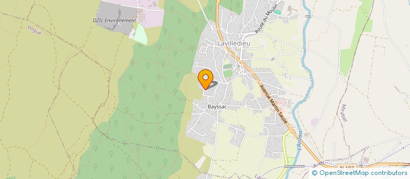 localisation de l'entreprise JCBE  LAVILLEDIEU