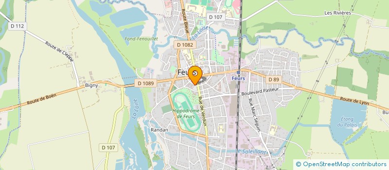 localisation de l'entreprise JCBEE  FEURS